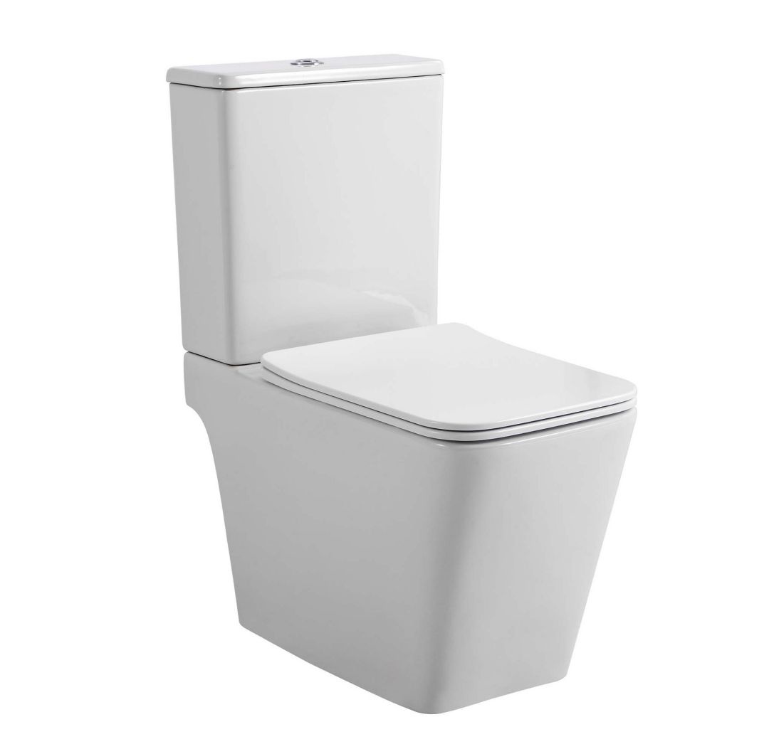 Унитаз AQUATEK ЛИБРА NEW AQ1263NT-00 Безободковый Горизонтальный Выпуск