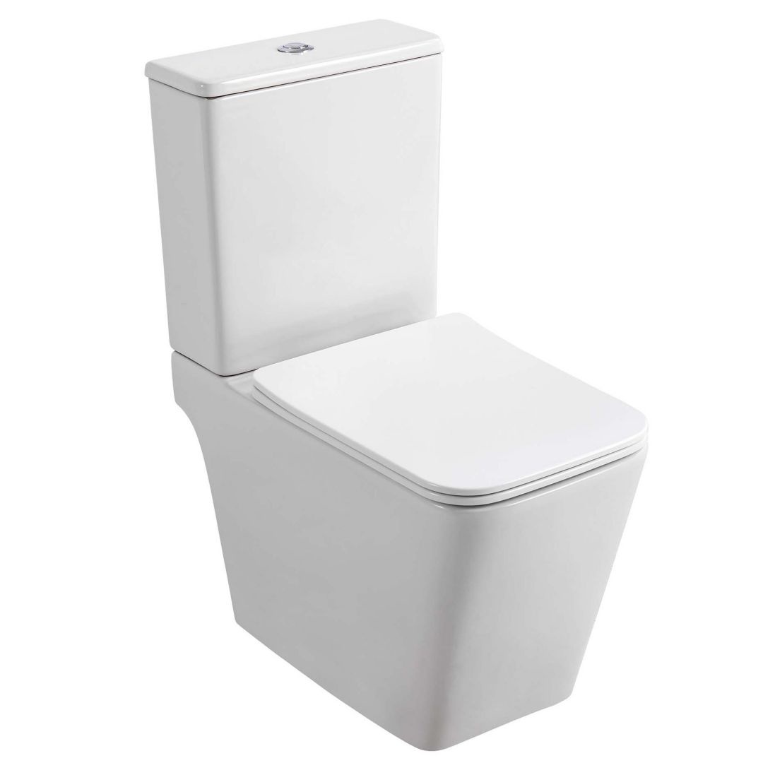 Унитаз AQUATEK ЛИБРА NEW AQ1263NT-00 Безободковый Горизонтальный Выпуск