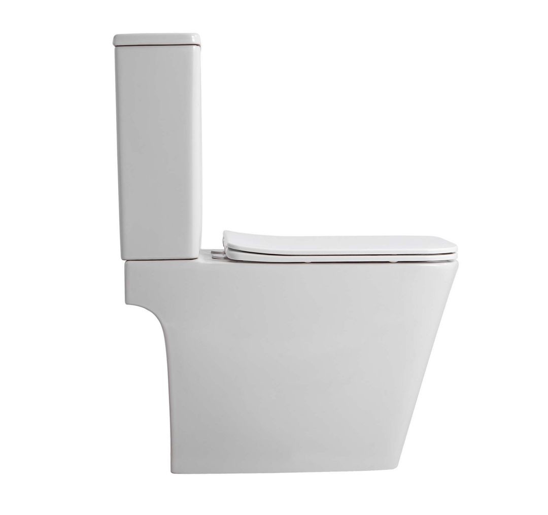 Унитаз AQUATEK ЛИБРА NEW AQ1263NT-00 Безободковый Горизонтальный Выпуск