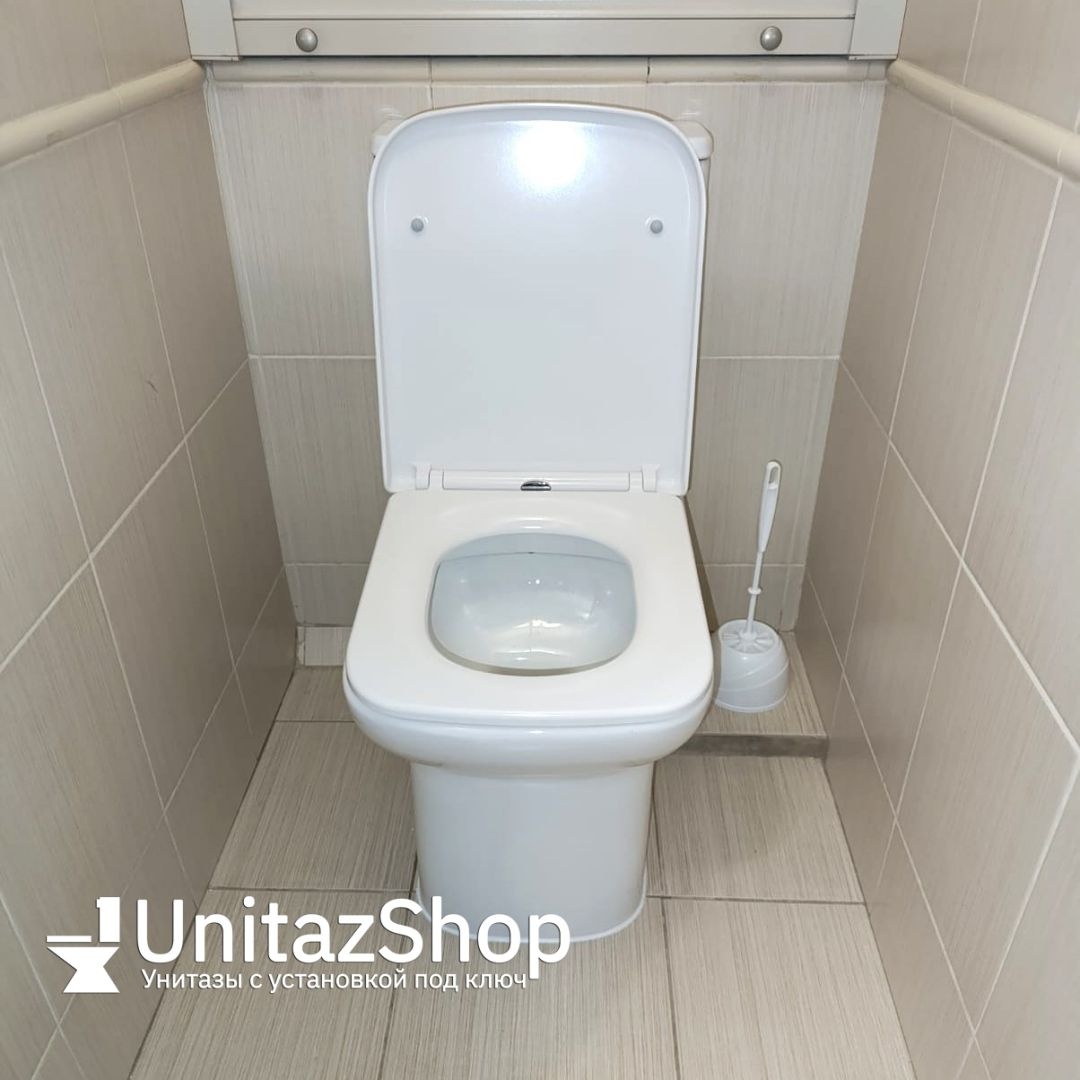 Унитаз Azario Alba AZ-8323 Безободковый Выпуск Горизонтальный