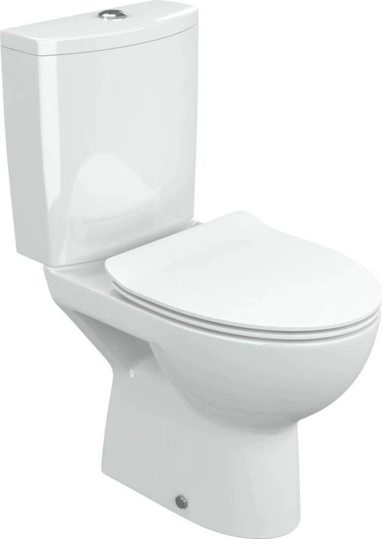 Унитаз Cersanit Yalla Clean On 011 3/6 DPL EO безободковый Выпуск Горизонтальный