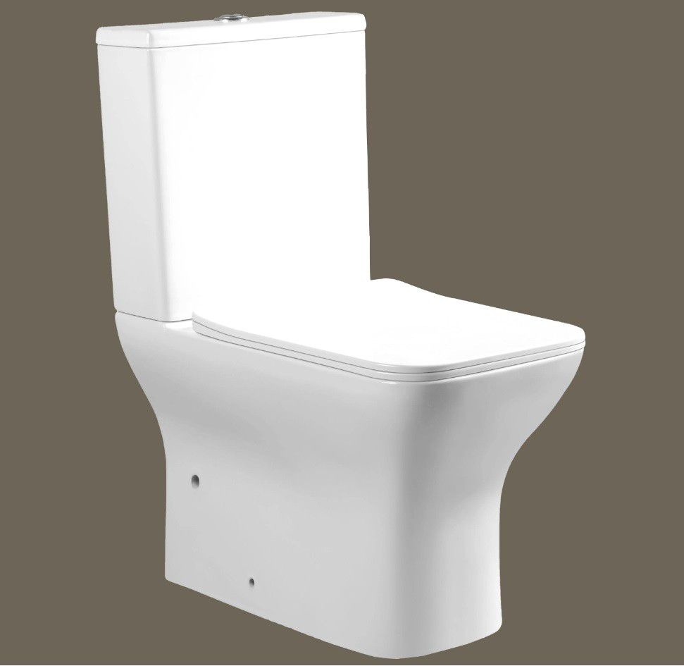 Унитаз напольный Cerutti SPA ELLEROS CT10093 Горизонтальный Выпуск Безободковый