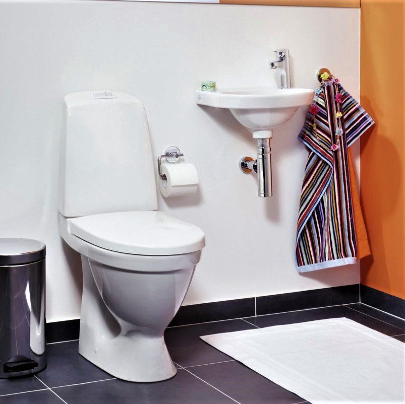 Унитаз  Gustavsberg Nautic Hygienic Flush безободковый Выпуск Горизонтальный