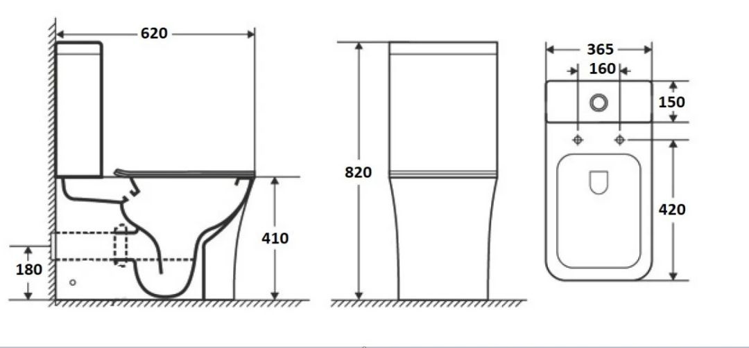 Унитаз Cerutti spa MARMOLADA CT7777 Горизонтальный Выпуск Безободковый