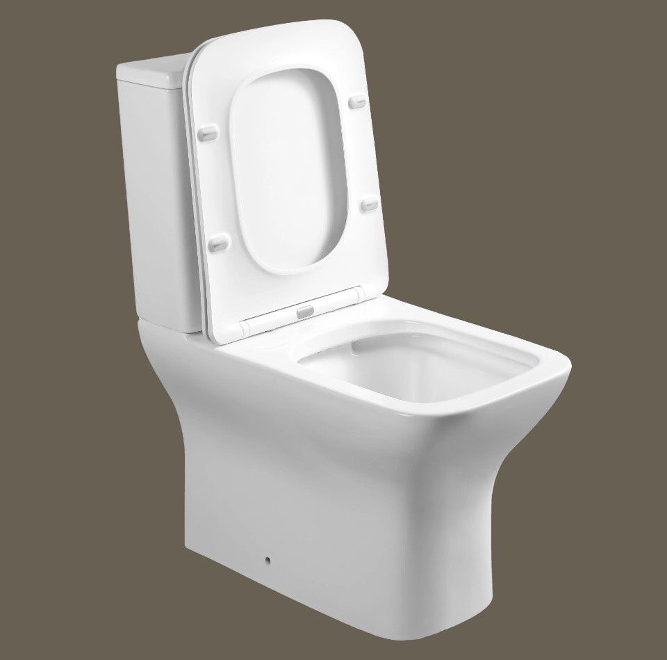 Унитаз напольный Cerutti SPA ELLEROS CT10093 Горизонтальный Выпуск Безободковый