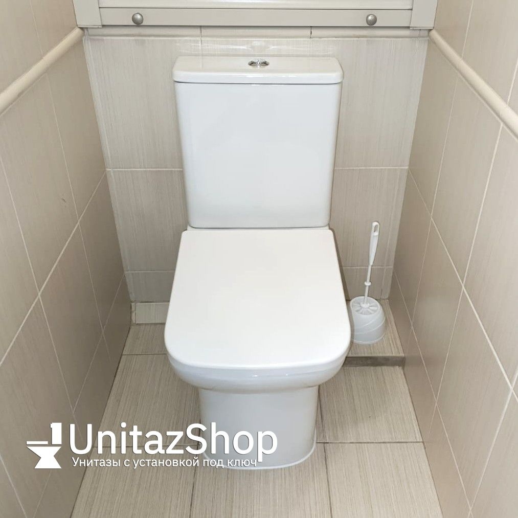 Унитаз Azario Alba AZ-8323 Безободковый Выпуск Горизонтальный