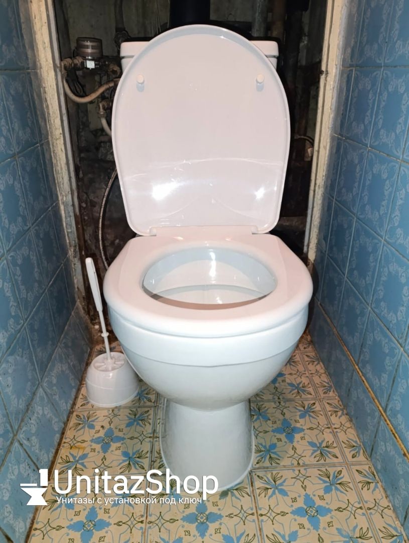 Унитаз Кировская Керамика Rosa Рио Белый Горизонтальный Выпуск