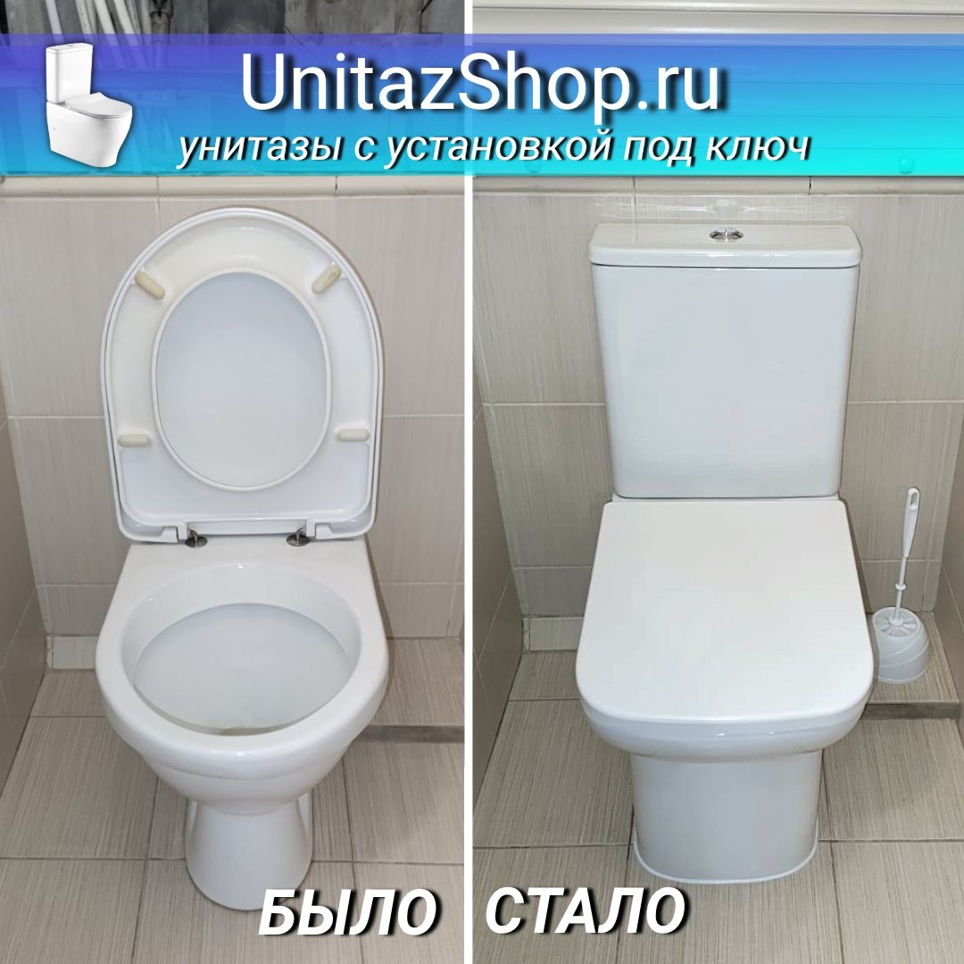 Унитаз Azario Alba AZ-8323 Безободковый Выпуск Горизонтальный