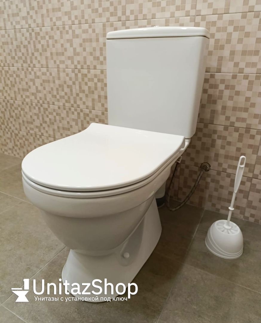 Унитаз Сантек Алькор Rimless Безободковый Горизонтальный Выпуск