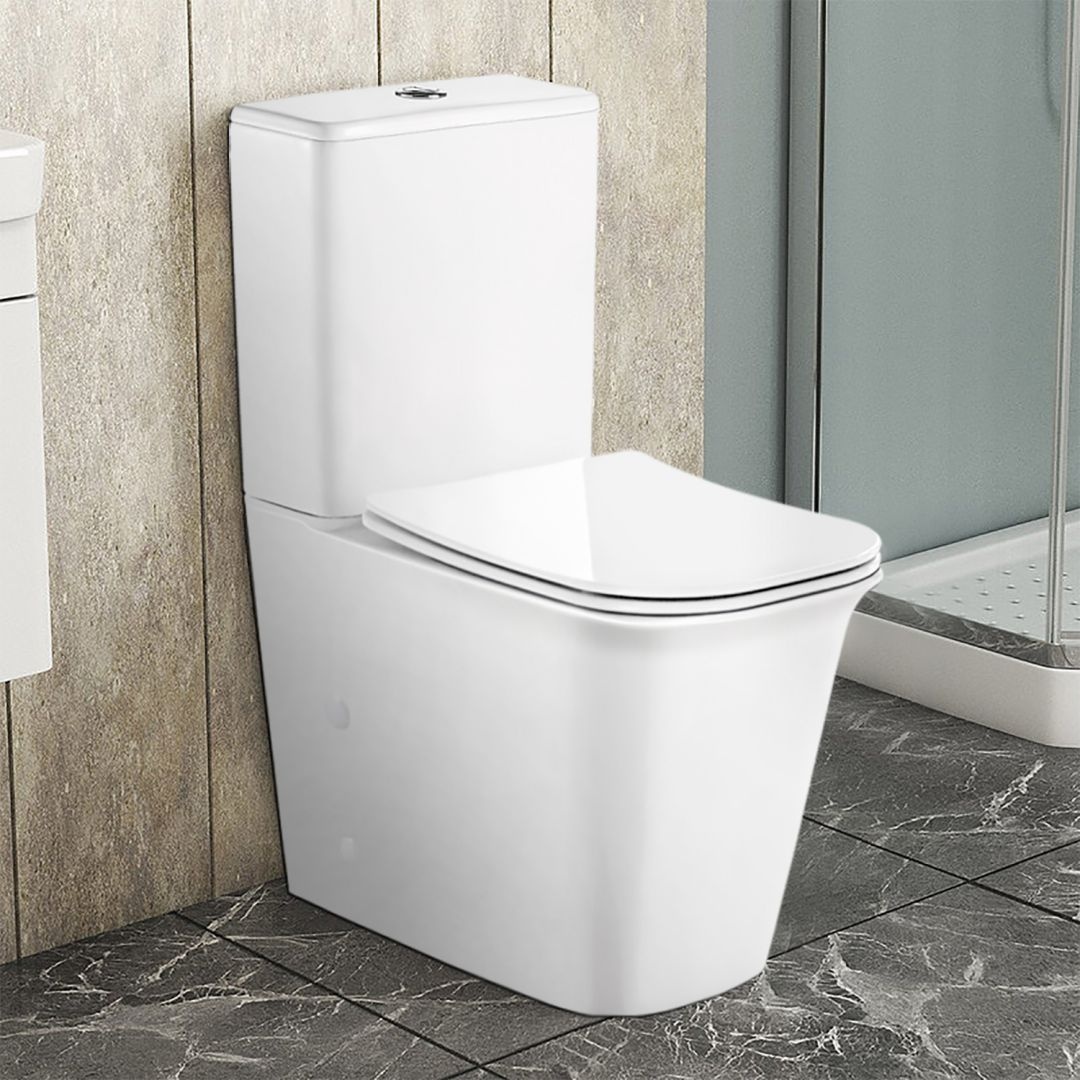 Унитаз Azario VELISE AZ-1222A Горизонтальный Выпуск