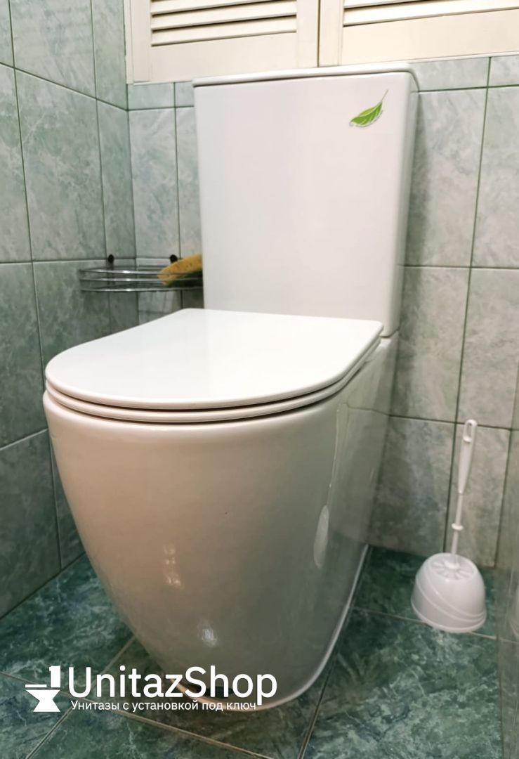 Унитаз напольный Cerutti spa BELLA CT8709 Горизонтальный Выпуск Безободковый