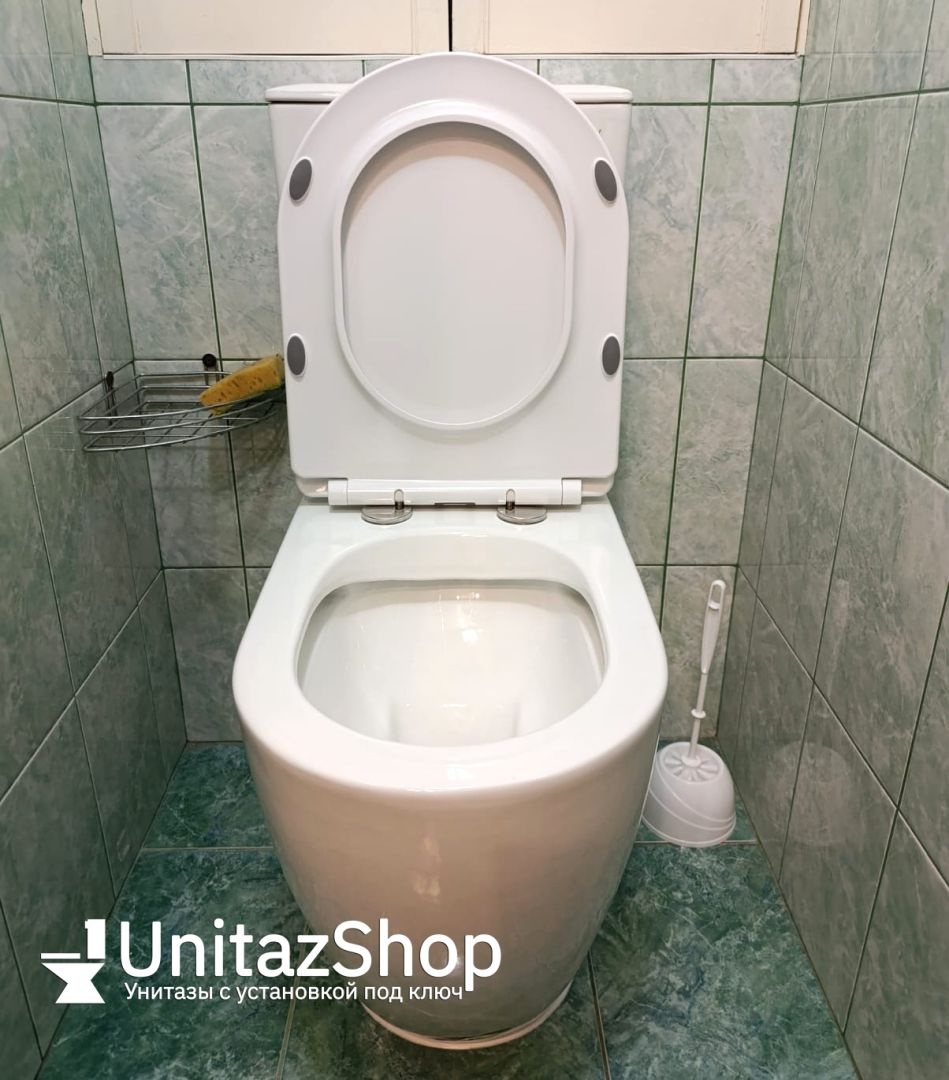 Унитаз напольный Cerutti spa BELLA CT8709 Горизонтальный Выпуск Безободковый