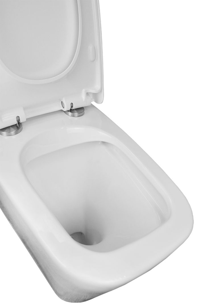 Унитаз Azario Quadro AZ-2175 Безободковый Выпуск Горизонтальный