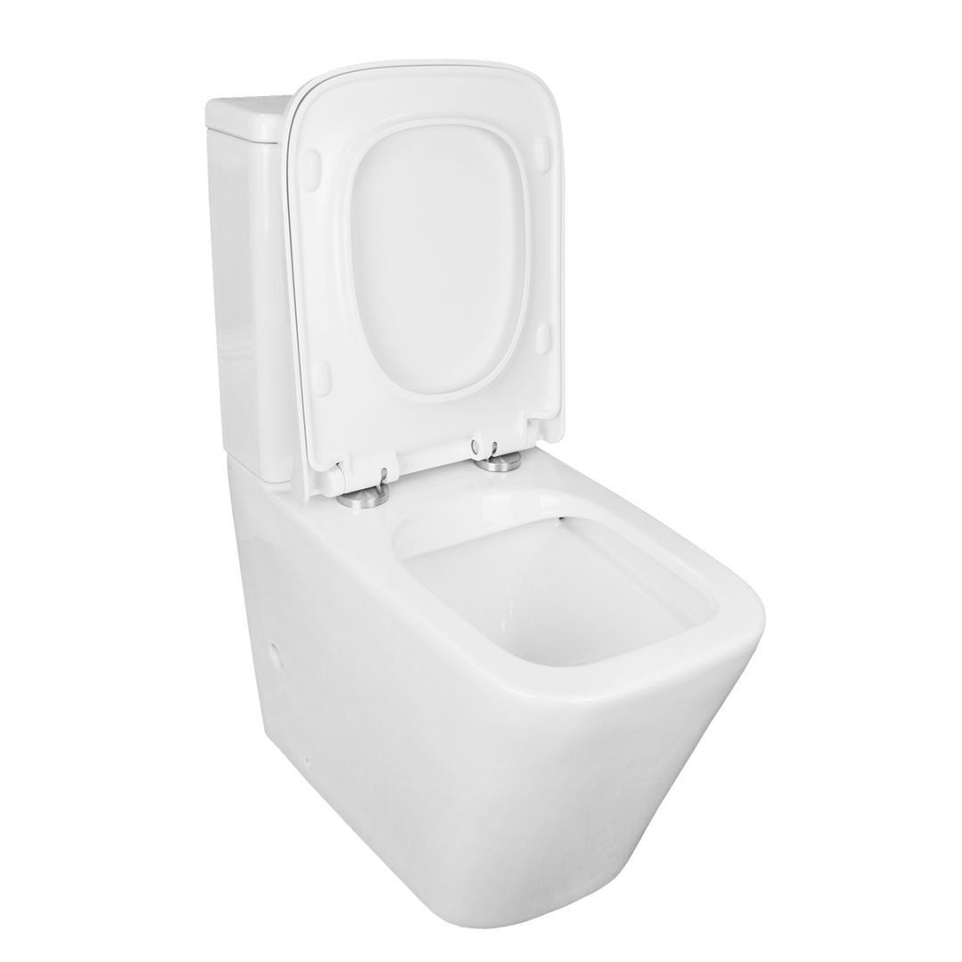 Унитаз Azario Quadro AZ-2175 Безободковый Выпуск Горизонтальный