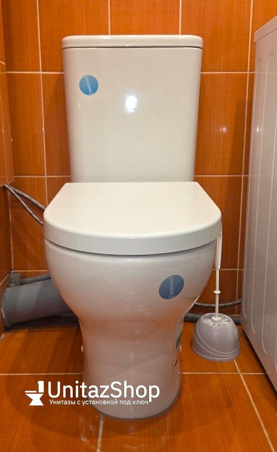 Унитаз Vitra Zentrum Горизонтальный Выпуск Безободковый