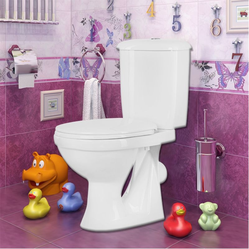 Унитаз Оскольская Керамика Суперкомпакт Горизонтальный Выпуск