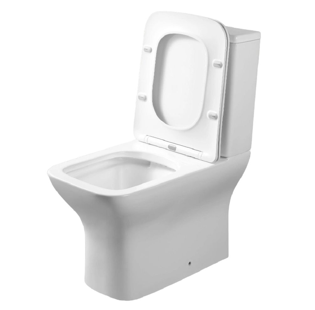 Унитаз напольный Cerutti SPA ELLEROS CT10093 Горизонтальный Выпуск Безободковый