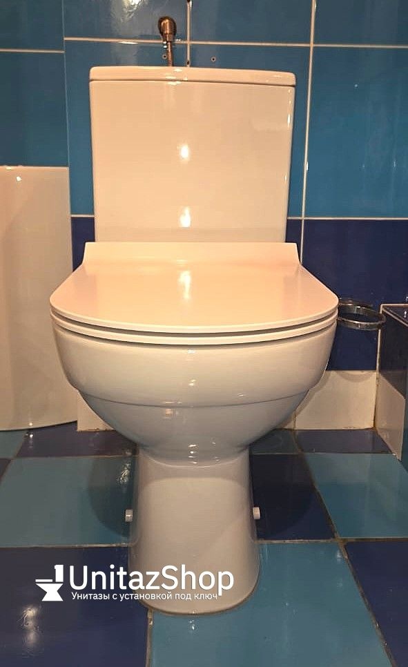 Унитаз Cersanit City New Clean Горизонтальный Выпуск Безободковый