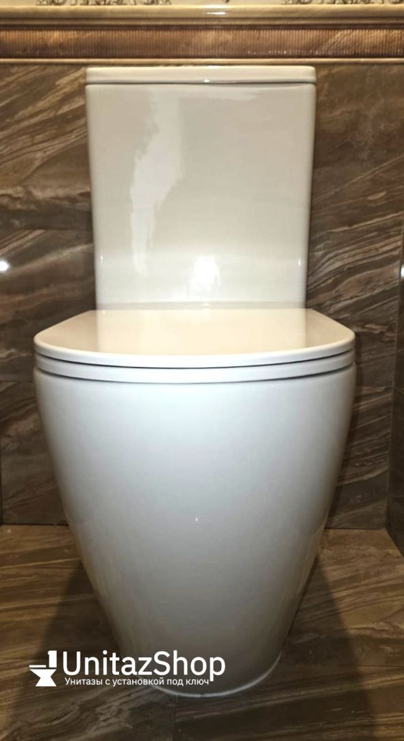 Унитаз Azario Grado AZ-2141 Безободковый Выпуск Горизонтальный