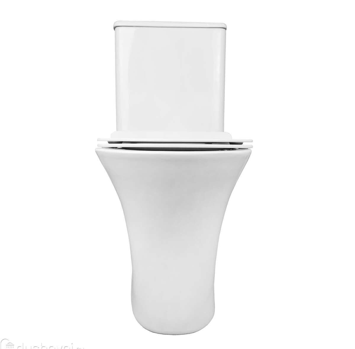 Унитаз  Azario Fretta Round AZ-7121 Безободковый Выпуск Горизонтальный