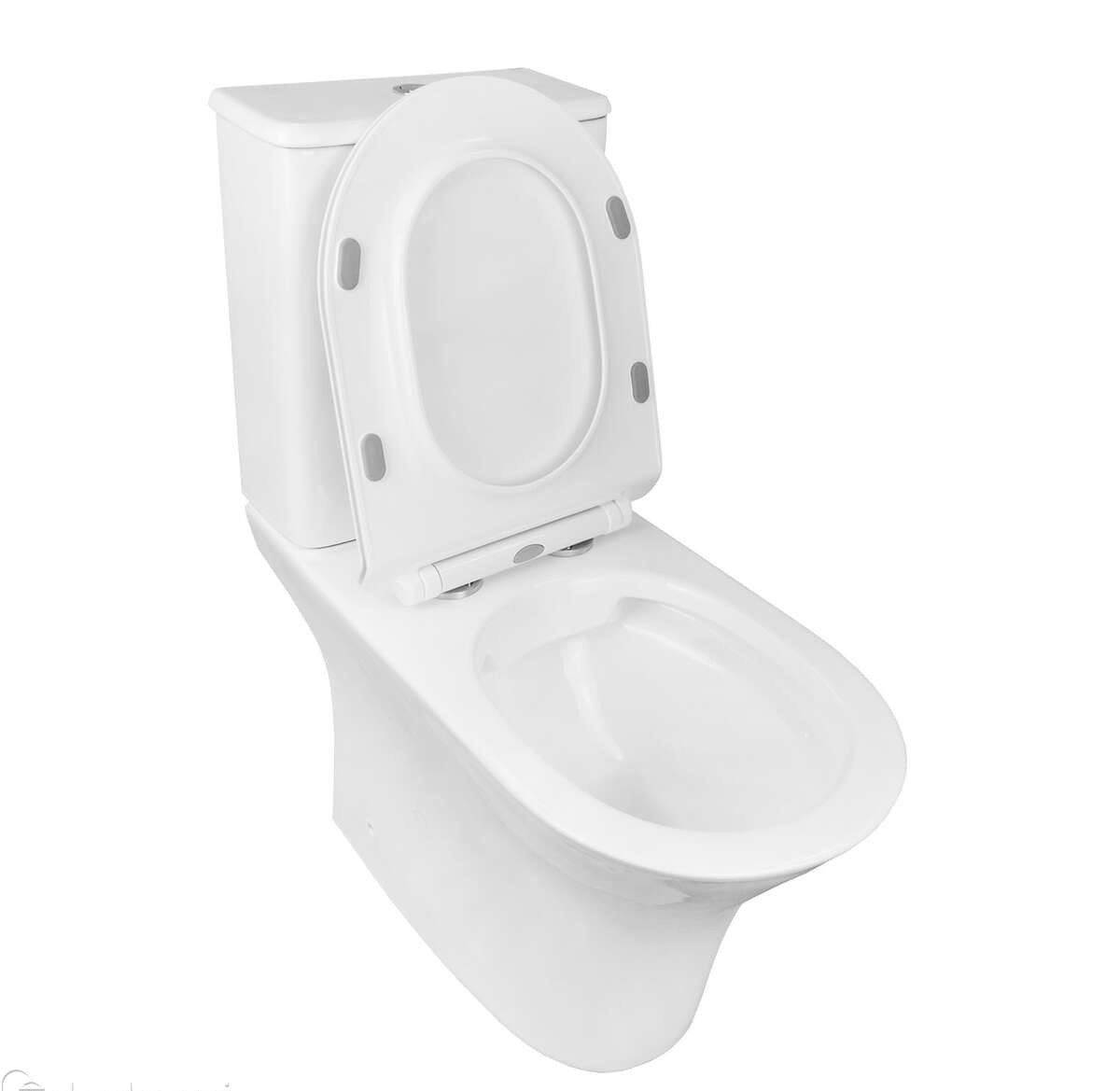 Унитаз  Azario Fretta Round AZ-7121 Безободковый Выпуск Горизонтальный