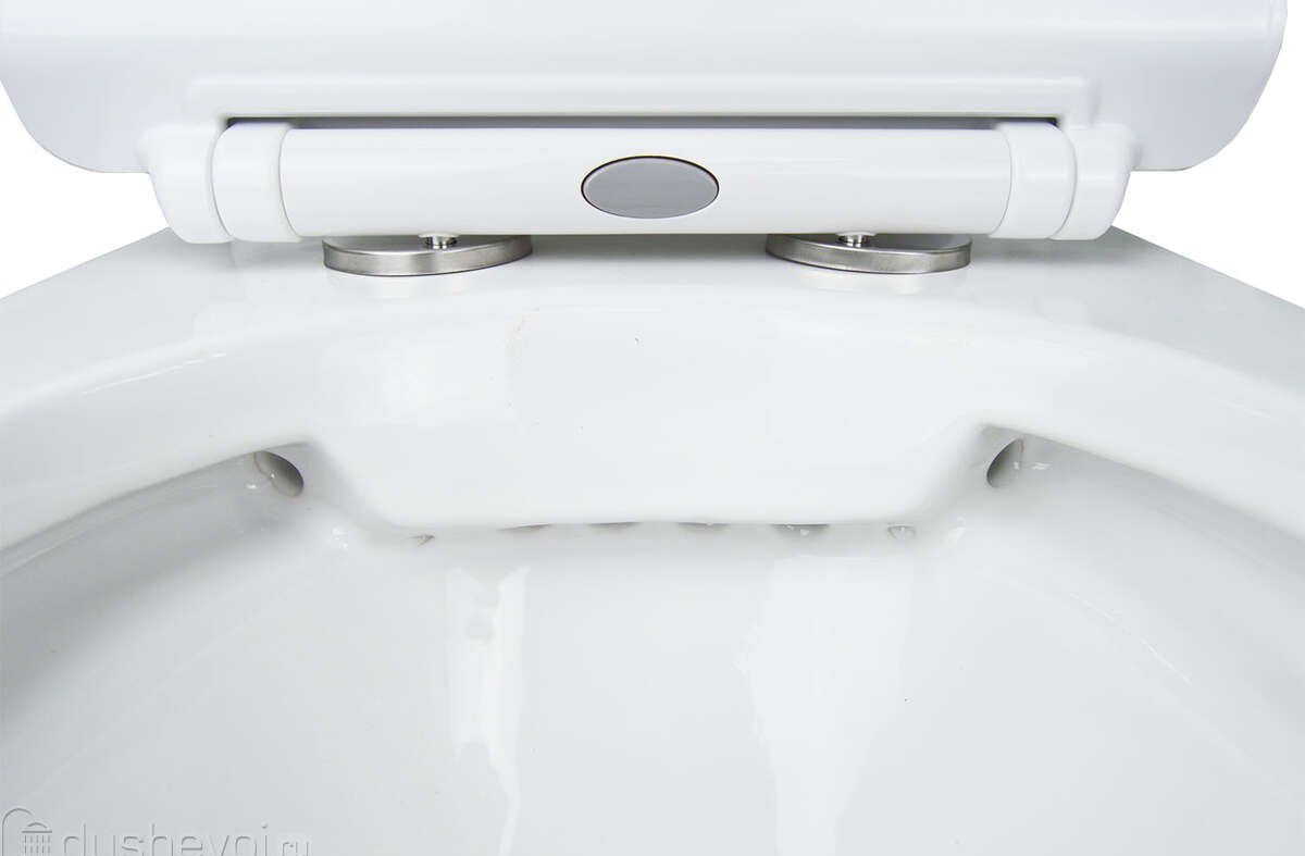 Унитаз  Azario Fretta Round AZ-7121 Безободковый Выпуск Горизонтальный