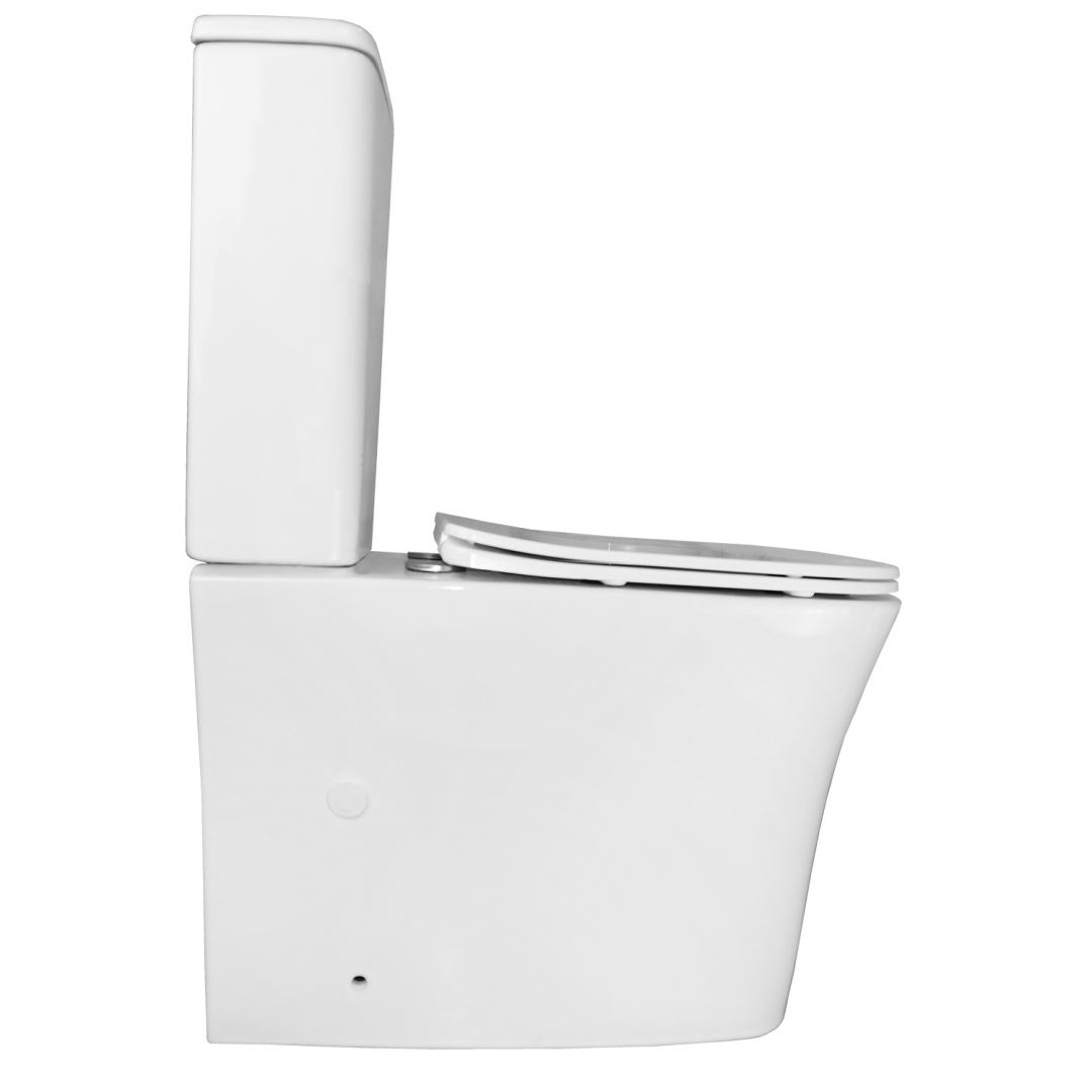 Унитаз Azario ANTEO SQUARE AZ-1218A Горизонтальный Выпуск