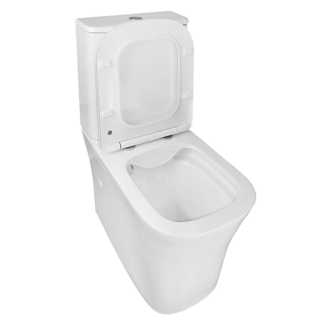 Унитаз Azario ANTEO SQUARE AZ-1218A Горизонтальный Выпуск