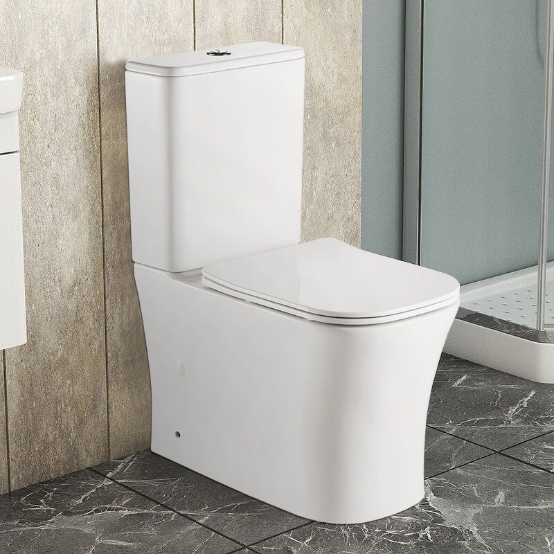 Унитаз Azario ANTEO SQUARE AZ-1218A Горизонтальный Выпуск