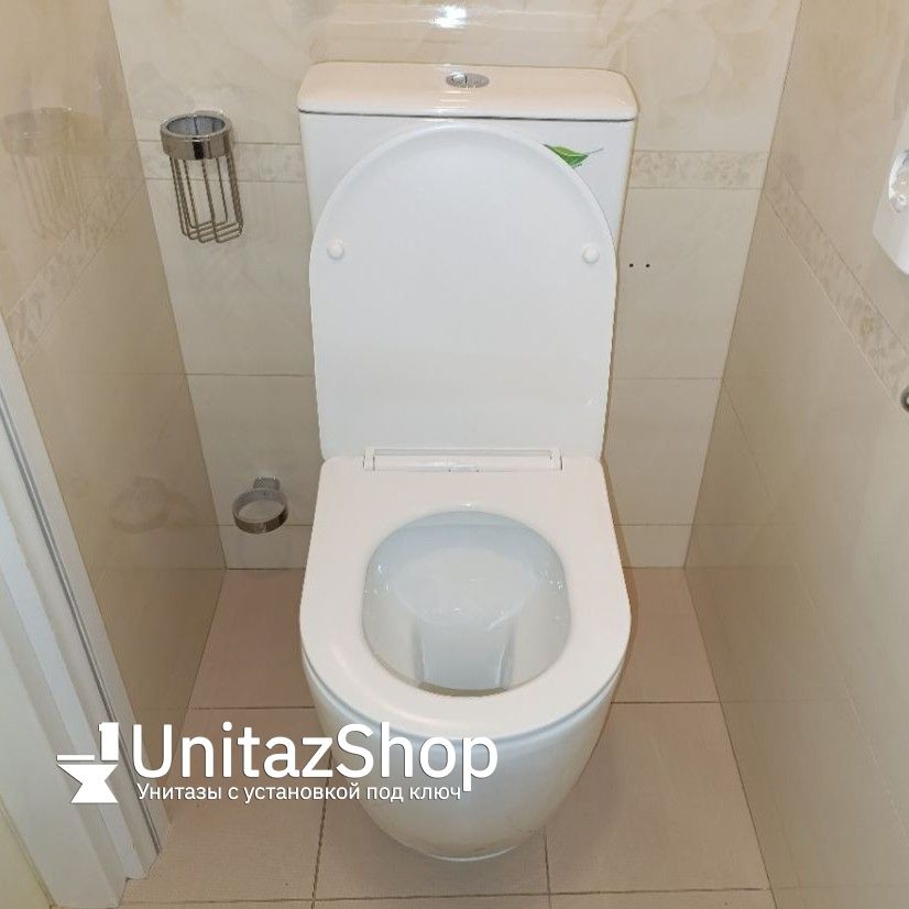 Унитаз Azario Mirada AZ-1289A Безободковый Выпуск Горизонтальный