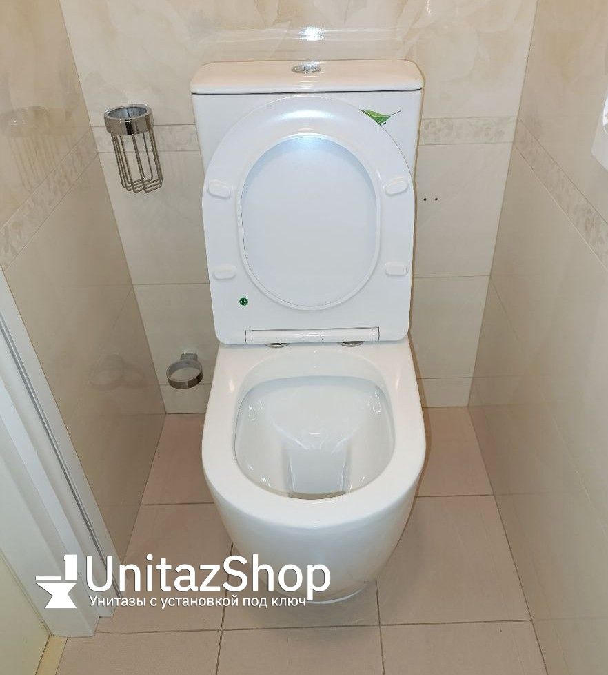 Унитаз Azario Mirada AZ-1289A Безободковый Выпуск Горизонтальный