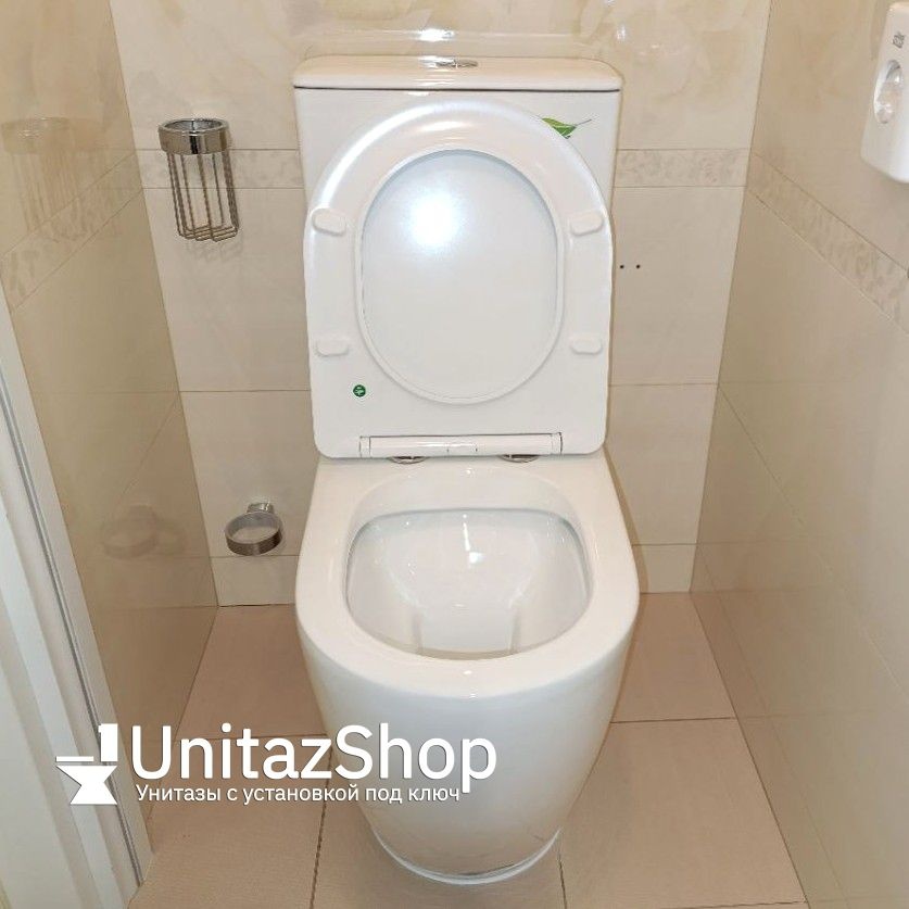 Унитаз Azario Mirada AZ-1289A Безободковый Выпуск Горизонтальный