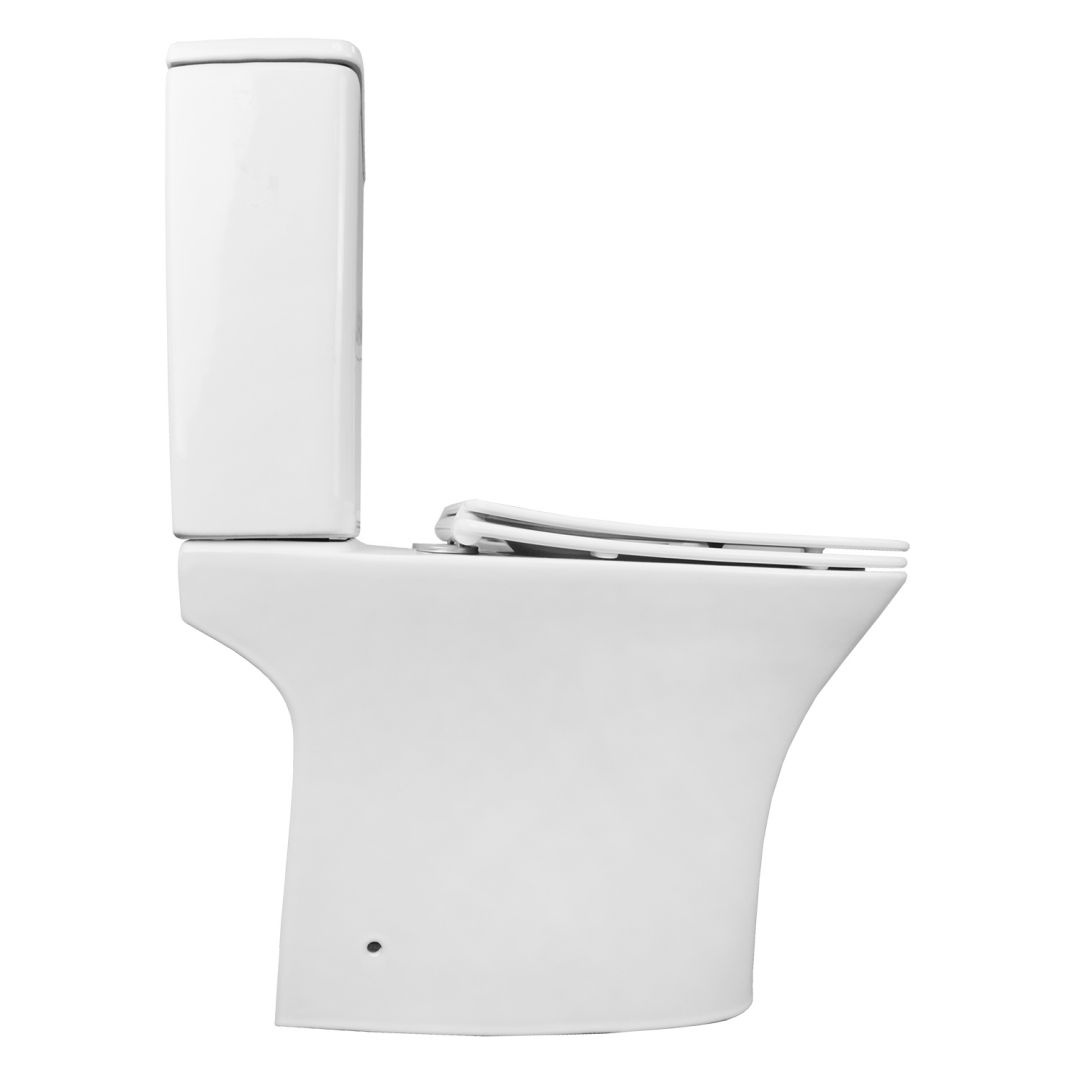 Унитаз Azario FRETTA SQUARE AZ-5121 Безободковый Выпуск Горизонтальный