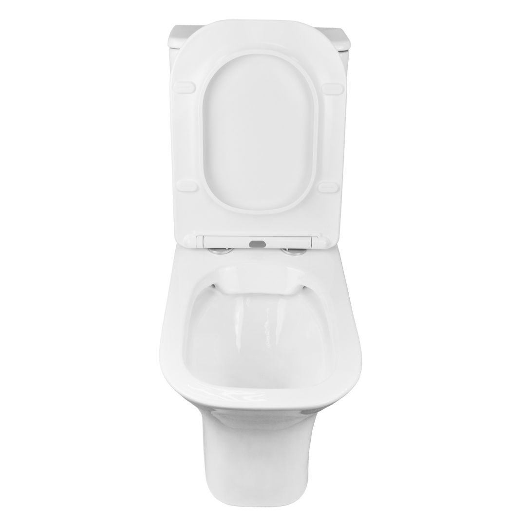 Унитаз Azario FRETTA SQUARE AZ-5121 Безободковый Выпуск Горизонтальный