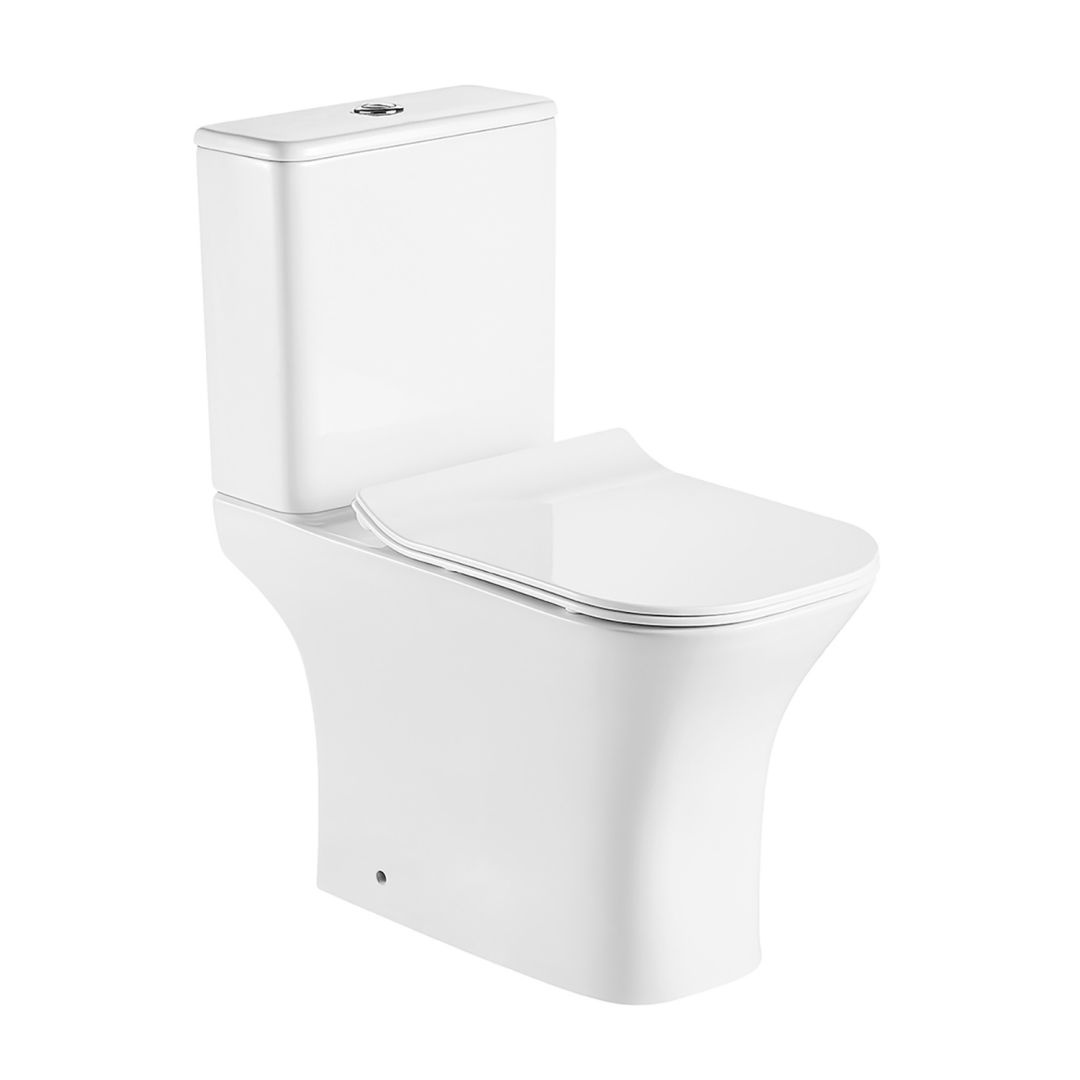 Унитаз Azario FRETTA SQUARE AZ-5121 Безободковый Выпуск Горизонтальный