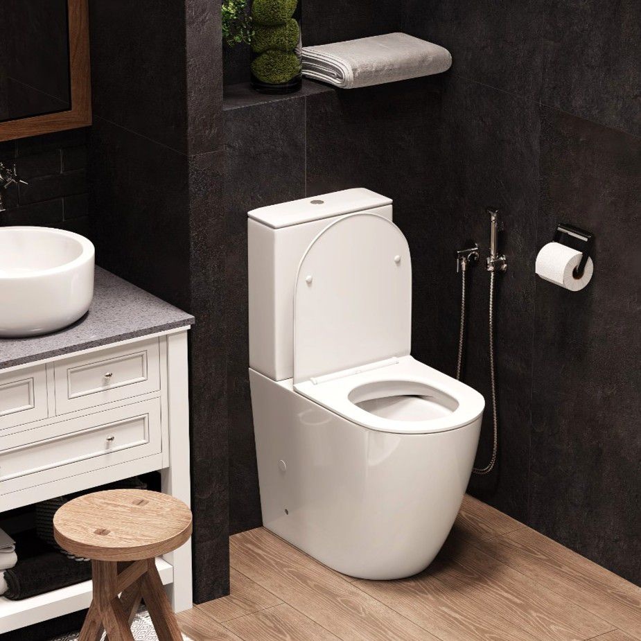 Унитаз напольный Cerutti spa BELLA CT8709 Горизонтальный Выпуск Безободковый