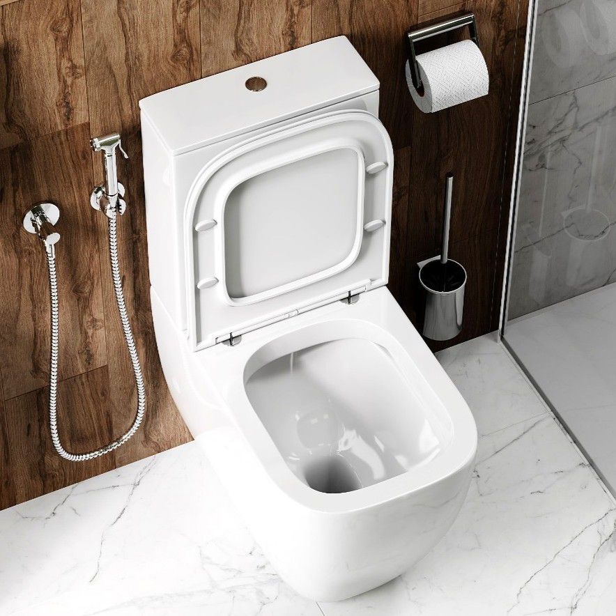 Унитаз напольный Cerutti spa CHIKA CT8708 Горизонтальный Выпуск Безободковый