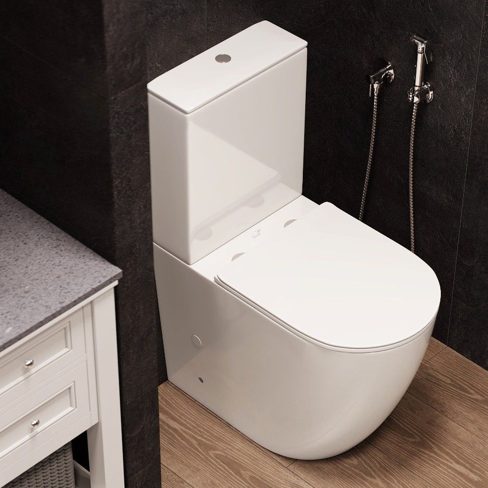 Унитаз напольный Cerutti spa BELLA CT8709 Горизонтальный Выпуск Безободковый