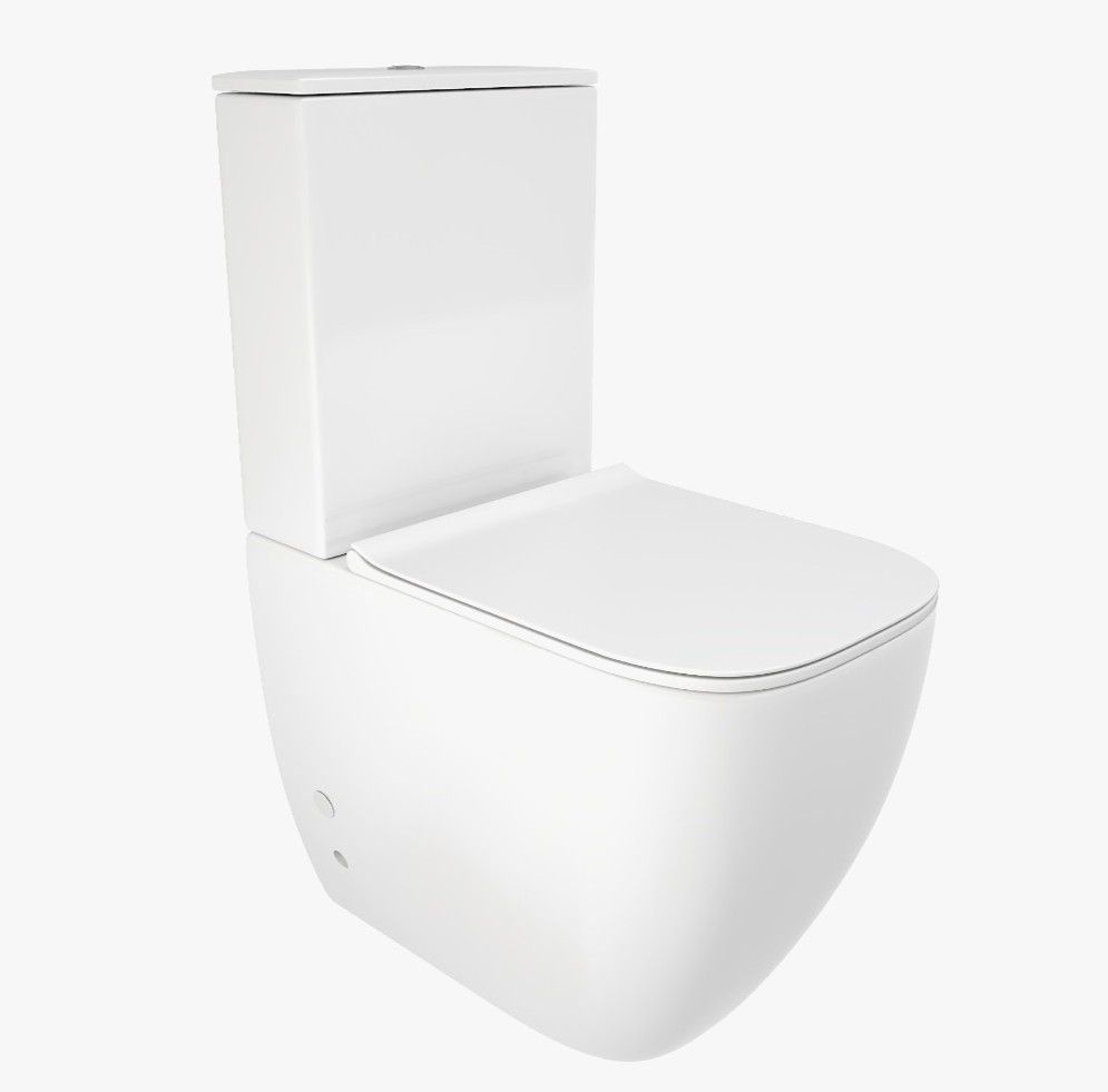 Унитаз напольный Cerutti spa CHIKA CT8708 Горизонтальный Выпуск Безободковый