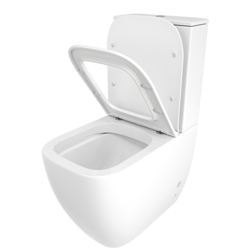 Унитаз напольный Cerutti spa CHIKA CT8708 Горизонтальный Выпуск Безободковый