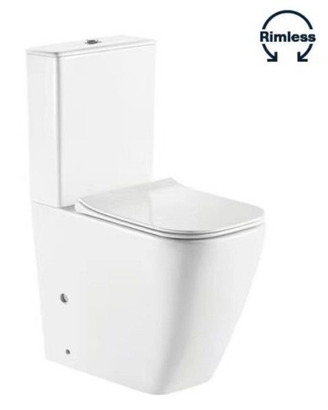 Унитаз напольный Cerutti spa CHIKA CT8708 Горизонтальный Выпуск Безободковый