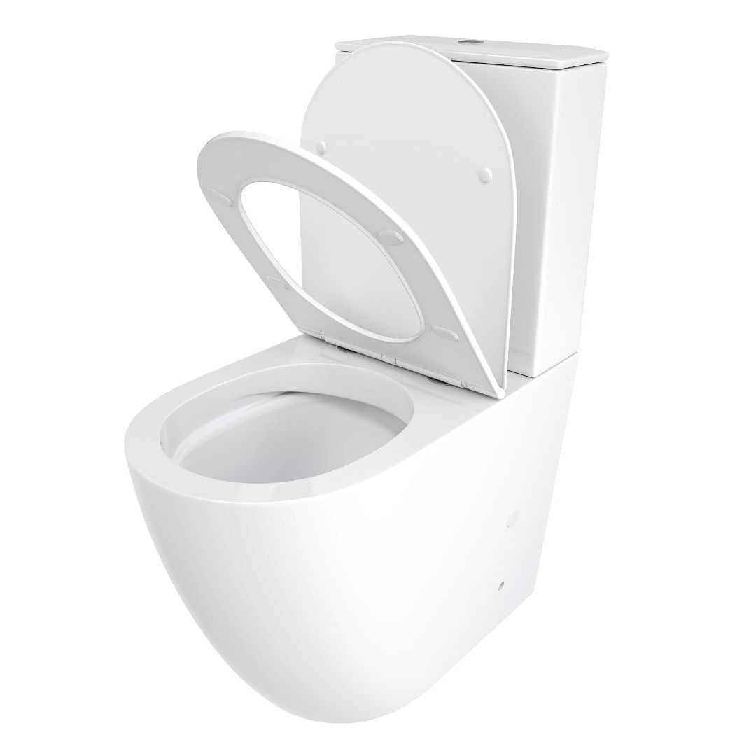 Унитаз напольный Cerutti spa BELLA CT8709 Горизонтальный Выпуск Безободковый