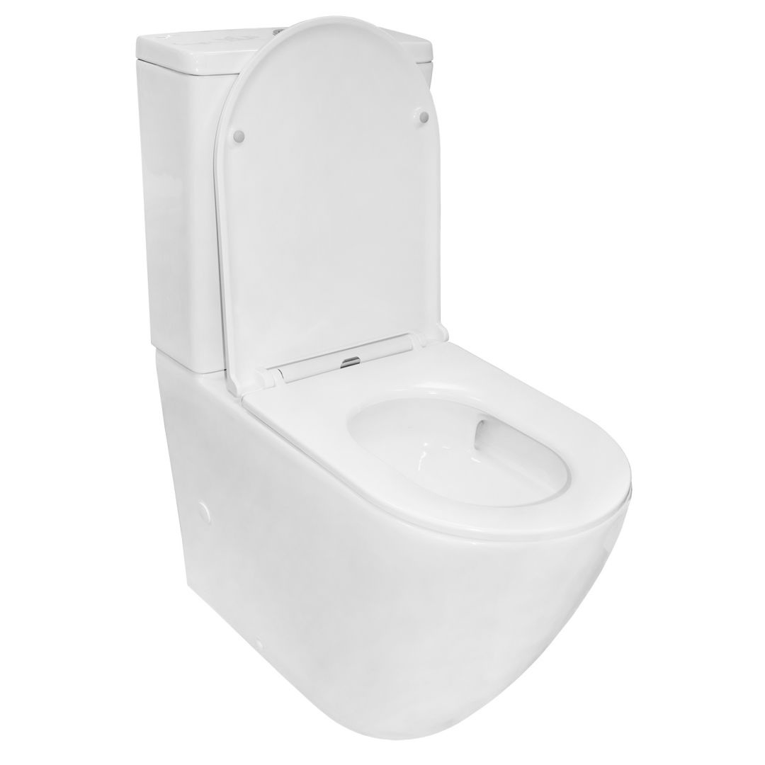 Унитаз Azario Grado AZ-2141 Безободковый Выпуск Горизонтальный