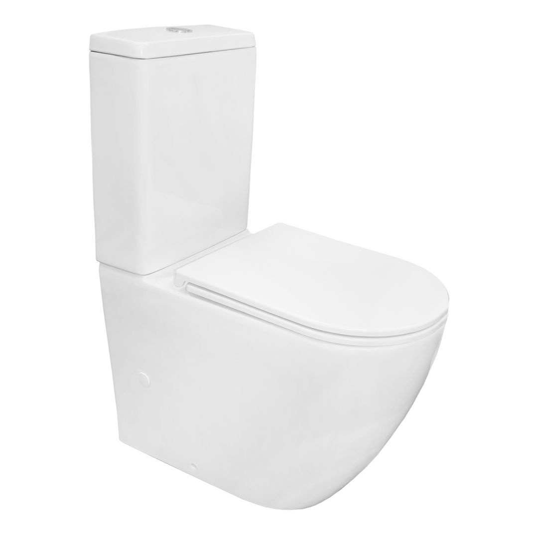 Унитаз Azario Grado AZ-2141 Безободковый Выпуск Горизонтальный