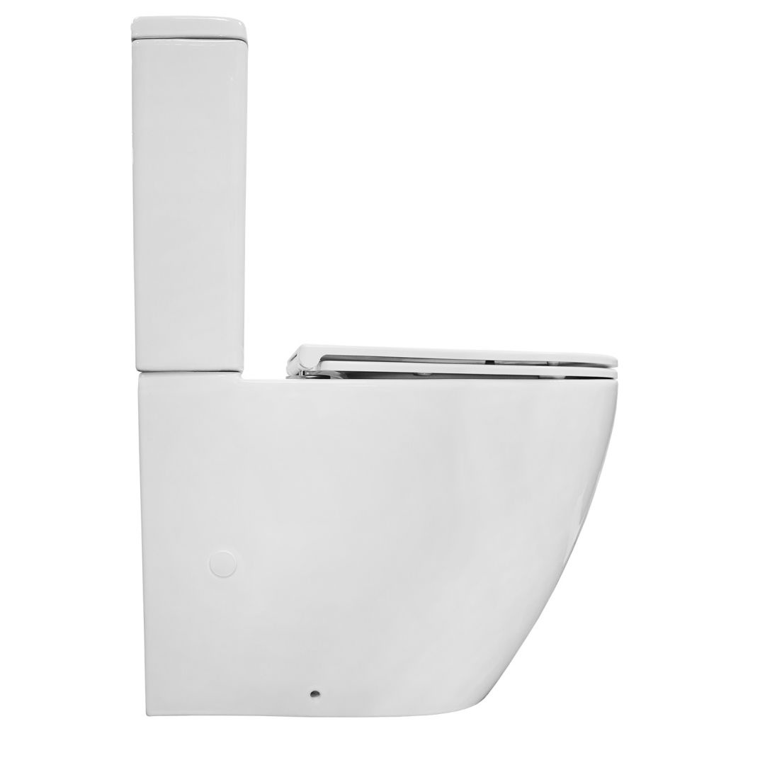 Унитаз Azario Grado AZ-2141 Безободковый Выпуск Горизонтальный