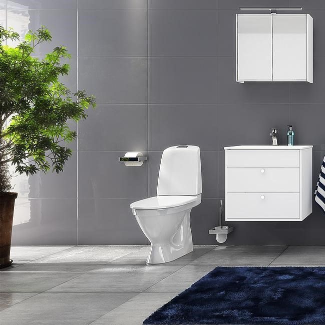 Унитаз  Gustavsberg Nautic Hygienic Flush безободковый Выпуск Горизонтальный