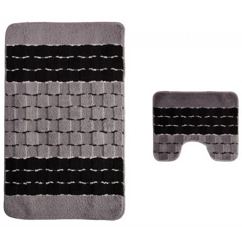 Набор ковриков BANYOLIN SILVER (2 предмета) 60х100см (11 мм)