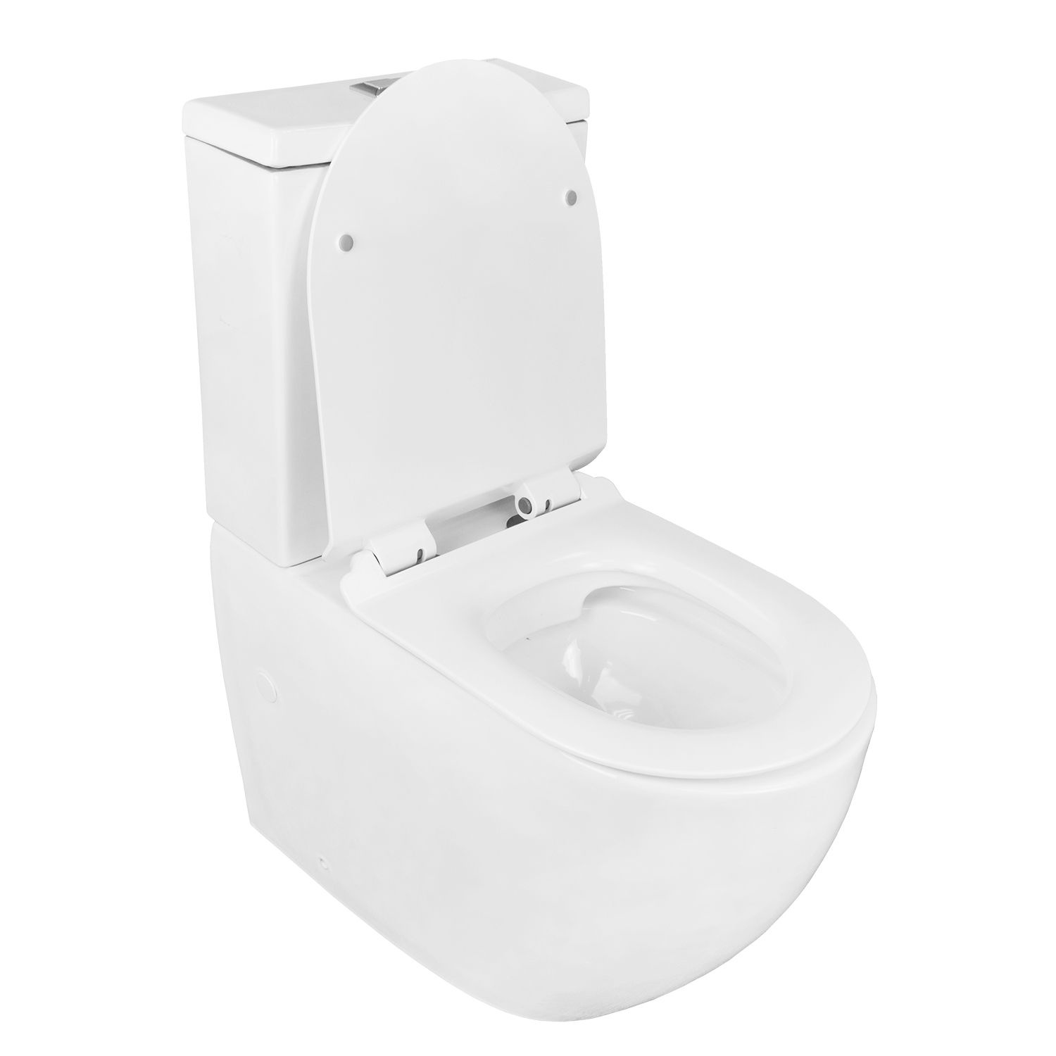 Унитаз Azario Corsa AZ-2062S Безободковый Выпуск Горизонтальный