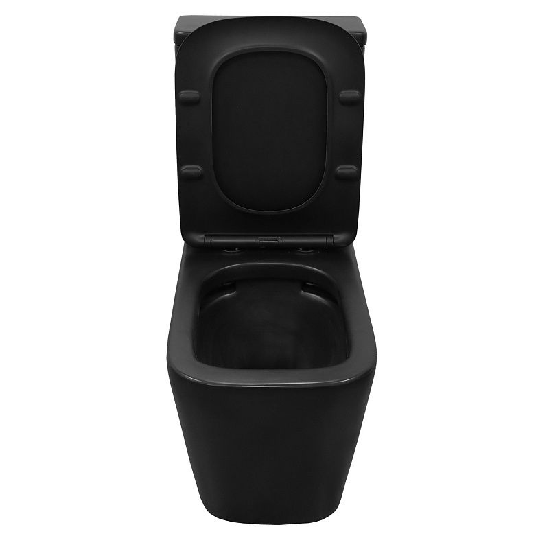 Унитаз Azario Black King AZ-8303D Горизонтальный Выпуск