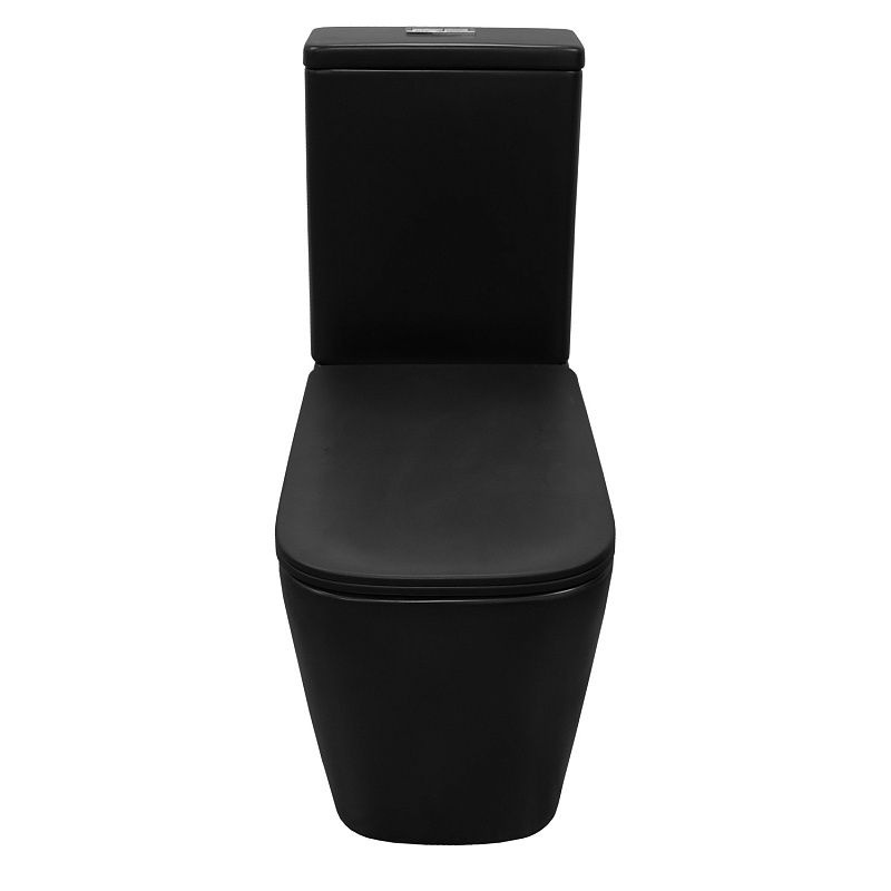 Унитаз Azario Black King AZ-8303D Горизонтальный Выпуск